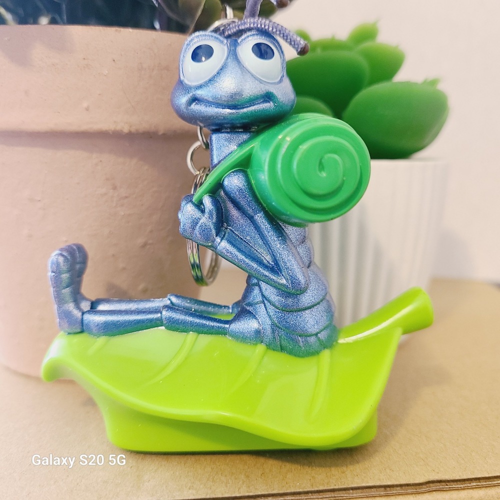 Disney Pixar A Bugs Life Flik Keychain Toy Figurine Unisex Pre-Owned Collectible